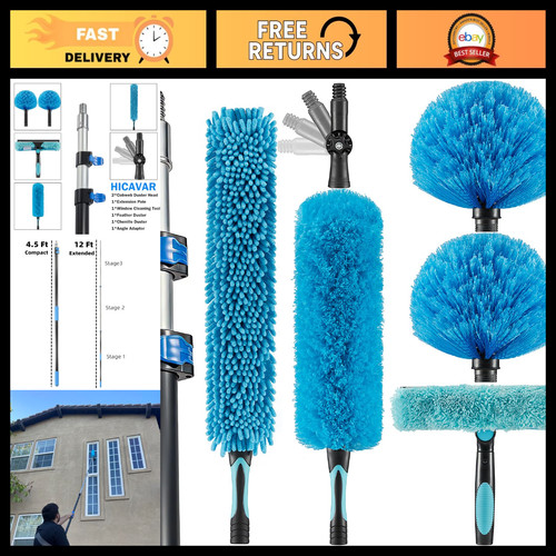 20ft high ceiling fan duster - 20ft,